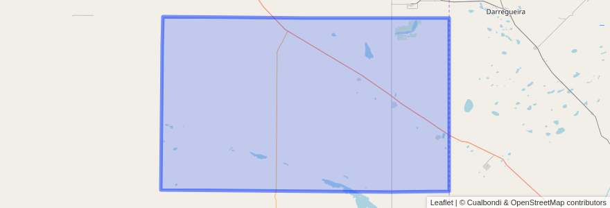 Mapa de ubicacion de Departamento Hucal.