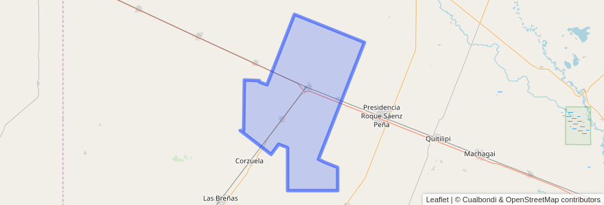 Mapa de ubicacion de Departamento Independencia.