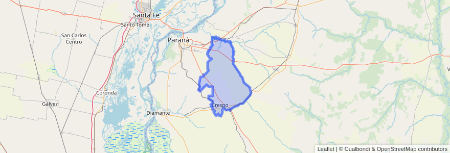 Mapa de ubicacion de Distrito Espinillo.