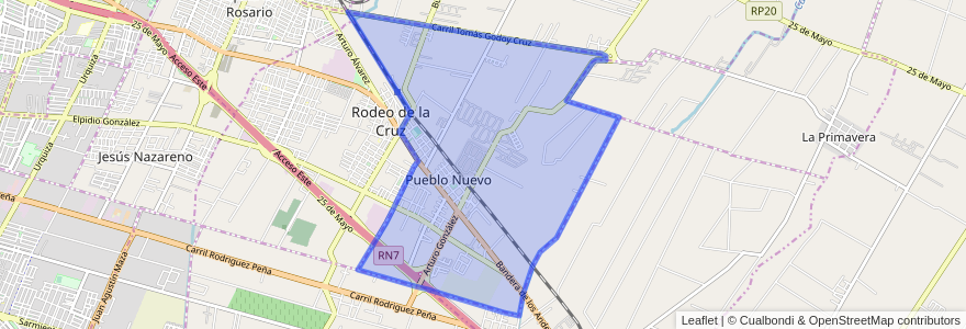 Mapa de ubicacion de Distrito Kilómetro 11.