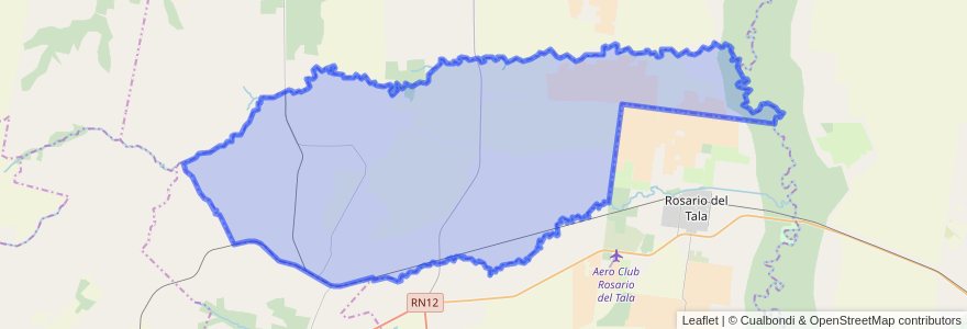 Mapa de ubicacion de Distrito Pueblo Primero.