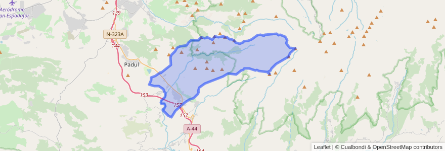 Mapa de ubicacion de Dúrcal.