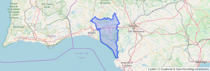 Mapa de ubicacion de El Condado.