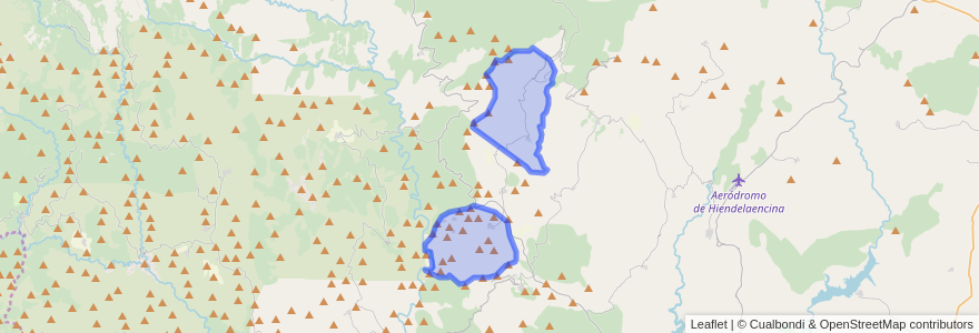 Mapa de ubicacion de El Ordial.