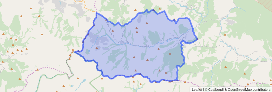 Mapa de ubicacion de Encinedo.