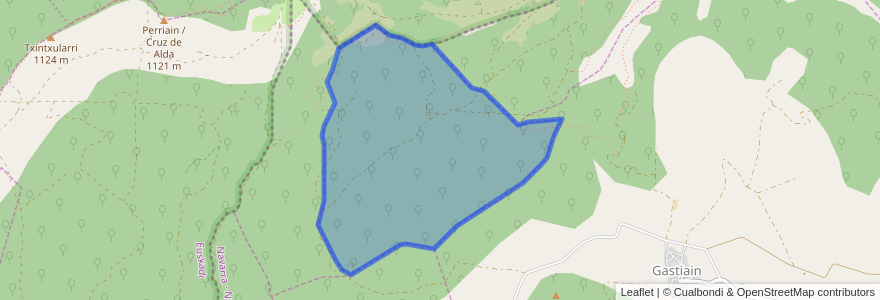 Mapa de ubicacion de Facería 39.