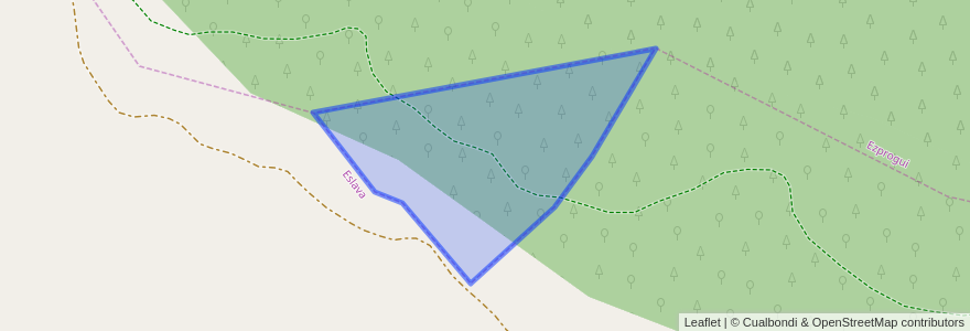 Mapa de ubicacion de Facería 8.