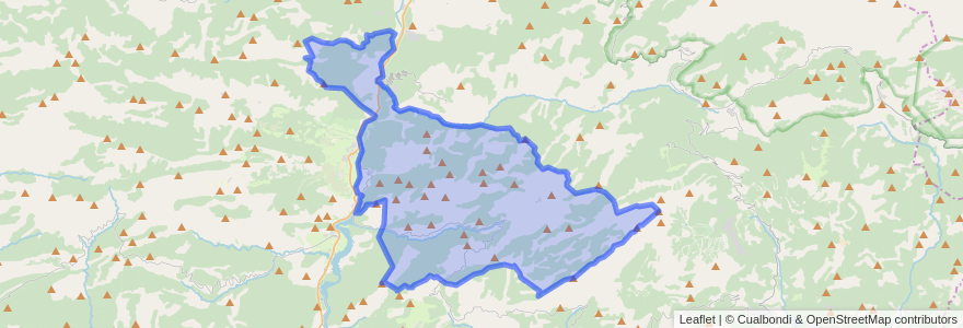 Mapa de ubicacion de Fígols i Alinyà.