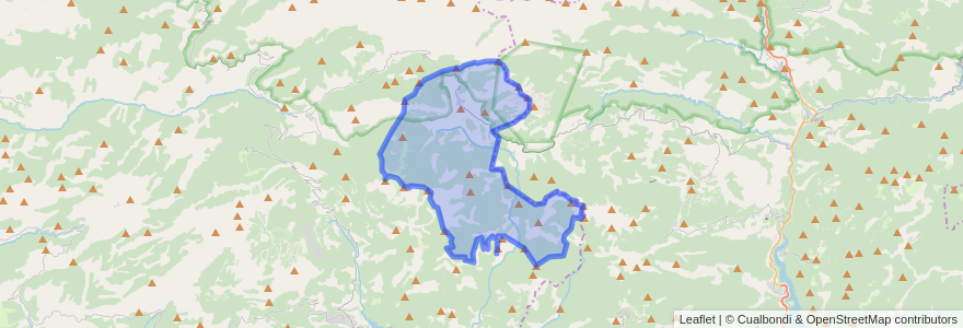 Mapa de ubicacion de Gósol.