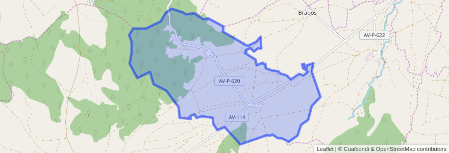 Mapa de ubicacion de Grandes y San Martín.