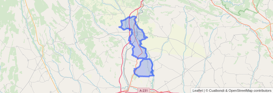 Mapa de ubicacion de Herrera de Pisuerga.