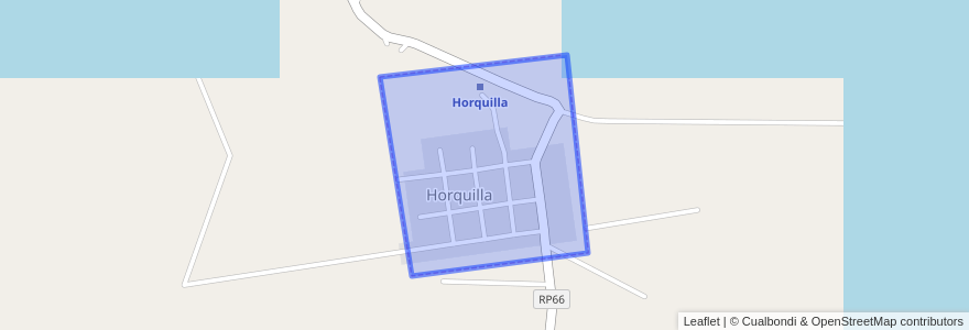 Mapa de ubicacion de Horquilla.