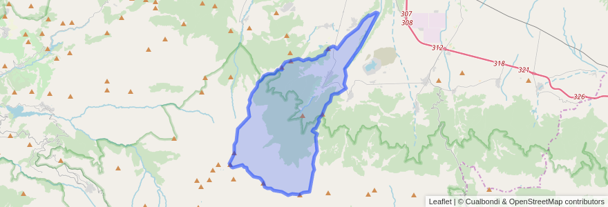 Mapa de ubicacion de Jérez del Marquesado.