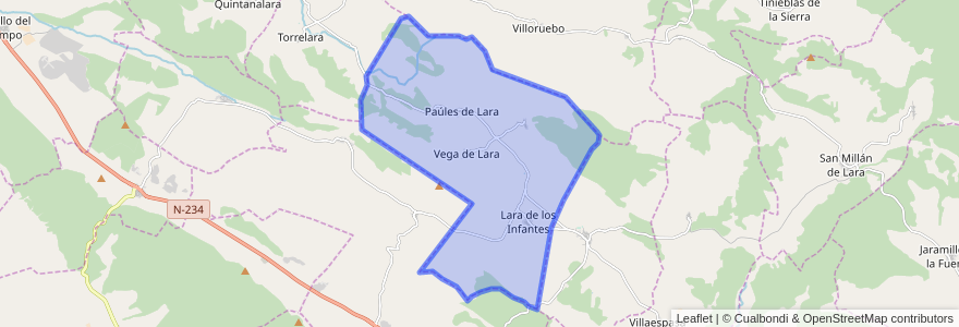 Mapa de ubicacion de Jurisdicción de Lara.