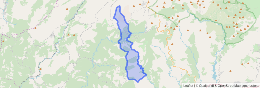 Mapa de ubicacion de Júzcar.