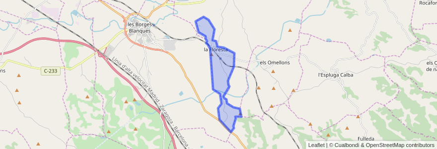 Mapa de ubicacion de la Floresta.