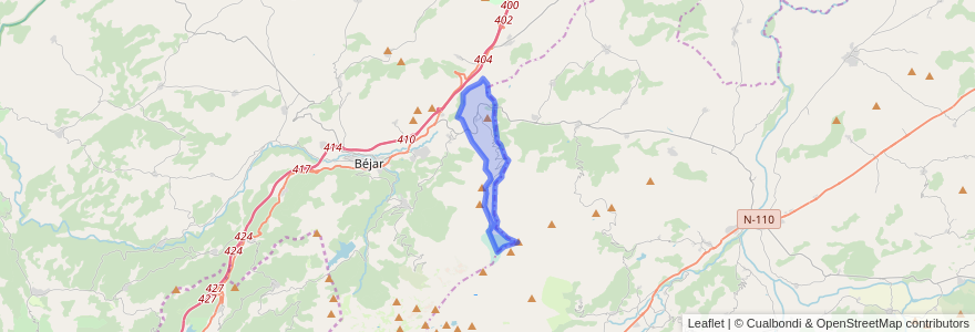 Mapa de ubicacion de La Hoya.