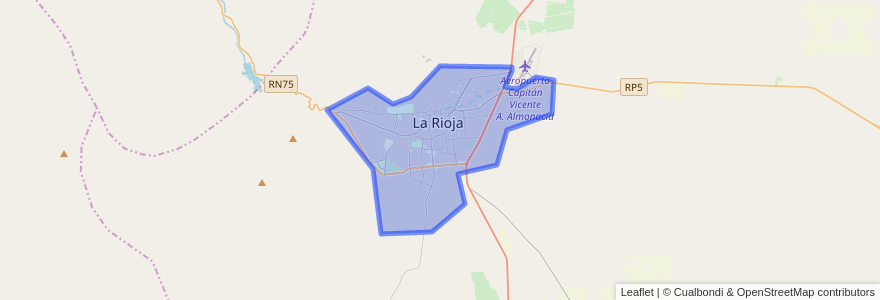 Mapa de ubicacion de La Rioja.