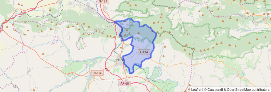 Mapa de ubicacion de Labastida/Bastida.