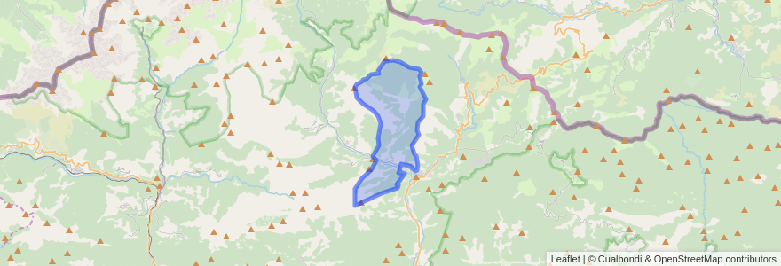 Mapa de ubicacion de Llanars.