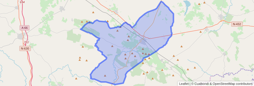 Mapa de ubicacion de Llerena.