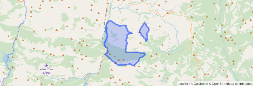 Mapa de ubicacion de Llimiana.