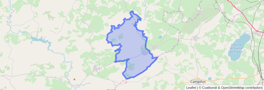 Mapa de ubicacion de Los Corrales.