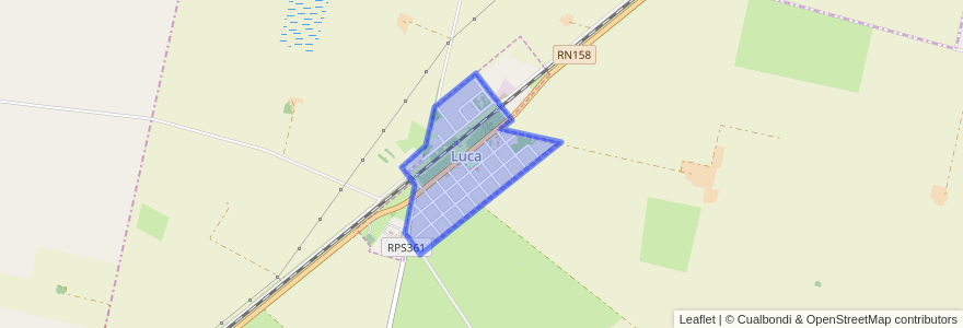 Mapa de ubicacion de Luca.