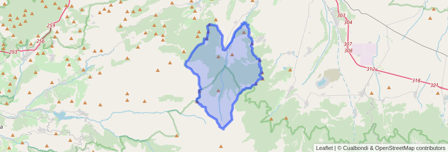 Mapa de ubicacion de Lugros.