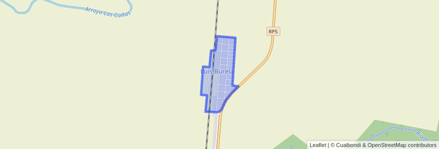 Mapa de ubicacion de Luis Burela.