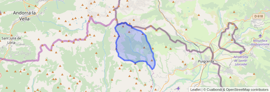 Mapa de ubicacion de Meranges.