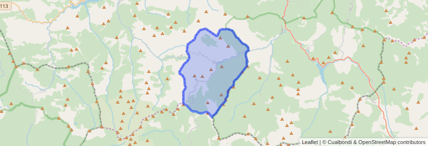 Mapa de ubicacion de Montenegro de Cameros.