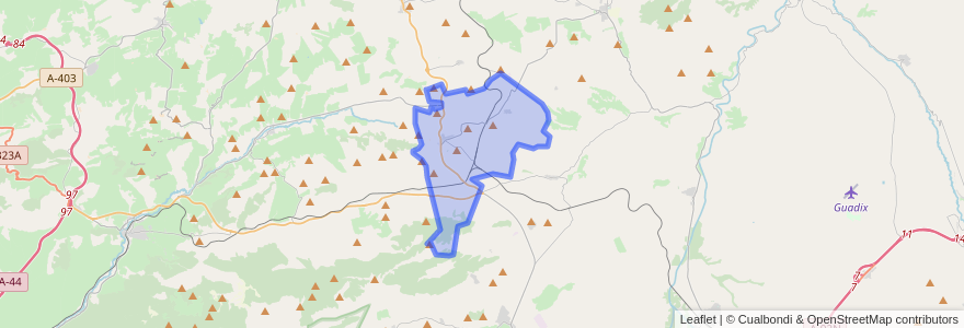 Mapa de ubicacion de Morelábor.