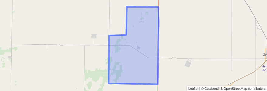 Mapa de ubicacion de Municipio de Arata.