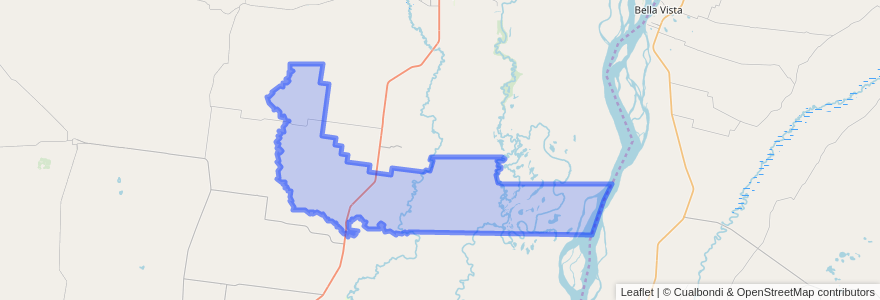 Mapa de ubicacion de Municipio de Arroyo Ceibal.