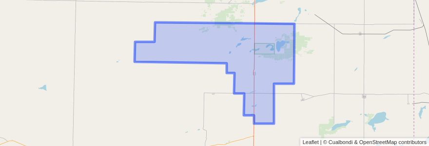 Mapa de ubicacion de Municipio de Ataliva Roca.