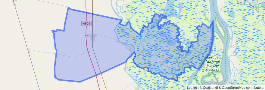 Mapa de ubicacion de Municipio de Barrancas.