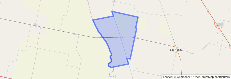 Mapa de ubicacion de Municipio de Bouquet.