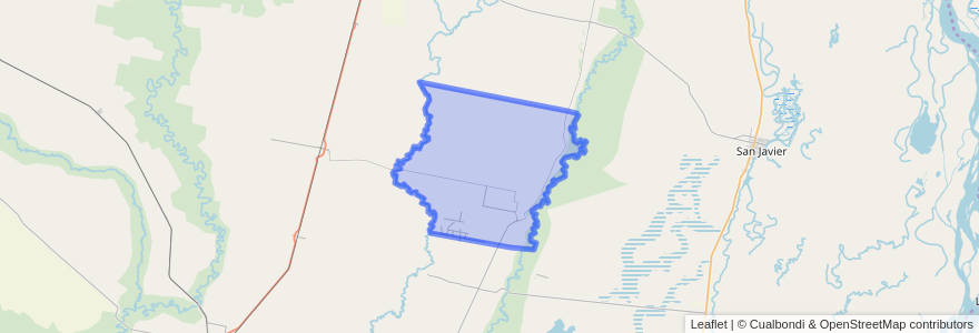 Mapa de ubicacion de Municipio de Cacique Ariacaiquín.