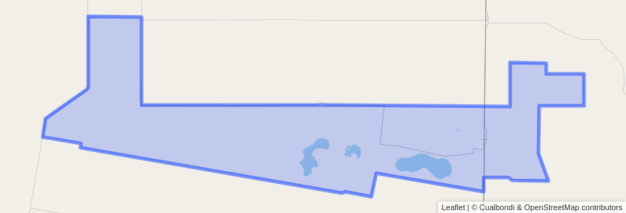 Mapa de ubicacion de Municipio de Cañada Ombú.