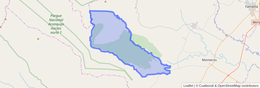 Mapa de ubicacion de Municipio de Capitán Cáceres.