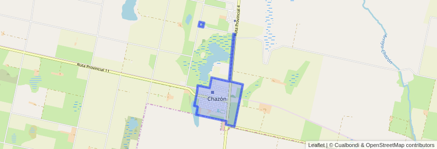 Mapa de ubicacion de Municipio de Chazón.