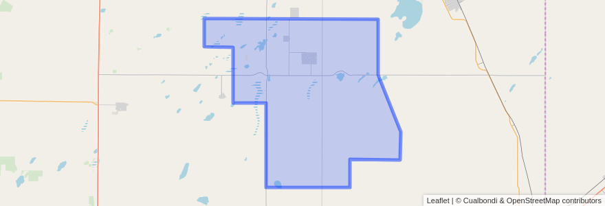 Mapa de ubicacion de Municipio de Colonia Barón.