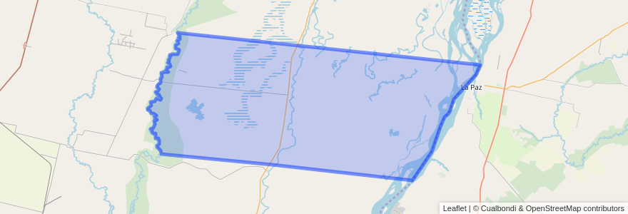 Mapa de ubicacion de Municipio de Colonia Mascías.