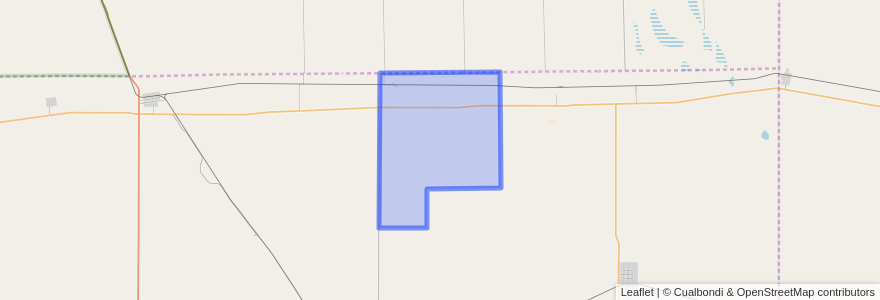 Mapa de ubicacion de Municipio de Coronel Hilario Lagos.