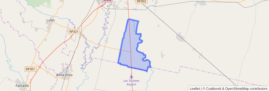 Mapa de ubicacion de Municipio de El Bracho y El Cavilar.
