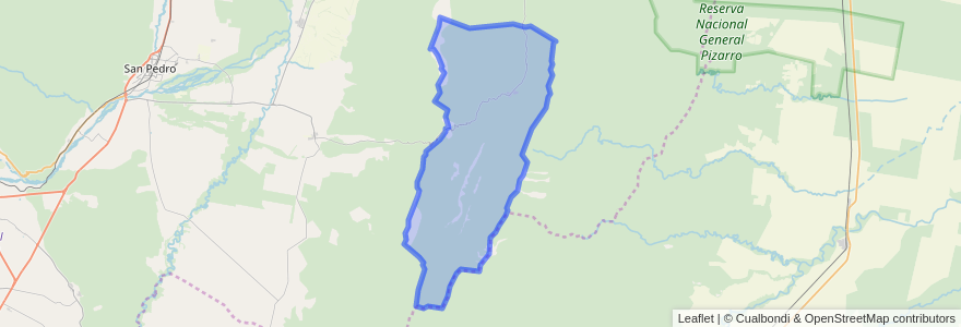 Mapa de ubicacion de Municipio de El Fuerte.