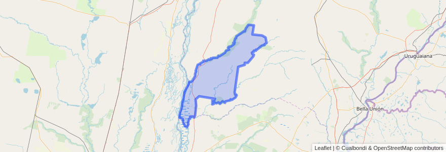 Mapa de ubicacion de Municipio de Esquina.