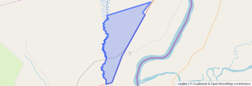 Mapa de ubicacion de Municipio de Guaviraví.