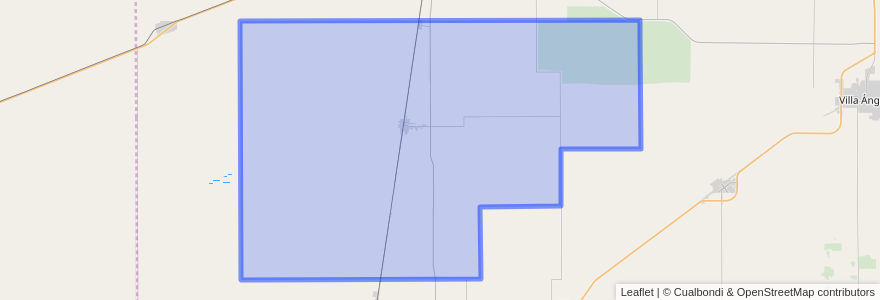 Mapa de ubicacion de Municipio de Hermoso Campo.